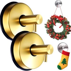 2PCS Suction Cup Hooks for Door Wreath